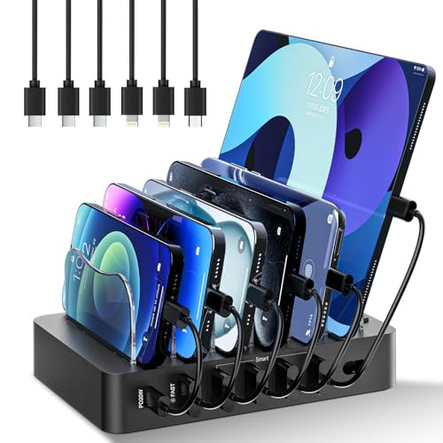 CLEVER BRIGHT 6-Port 68W Charging Station