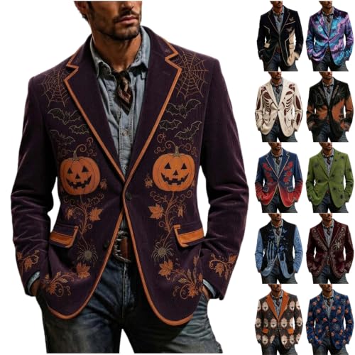 Halloween Corduroy Blazer Jackets