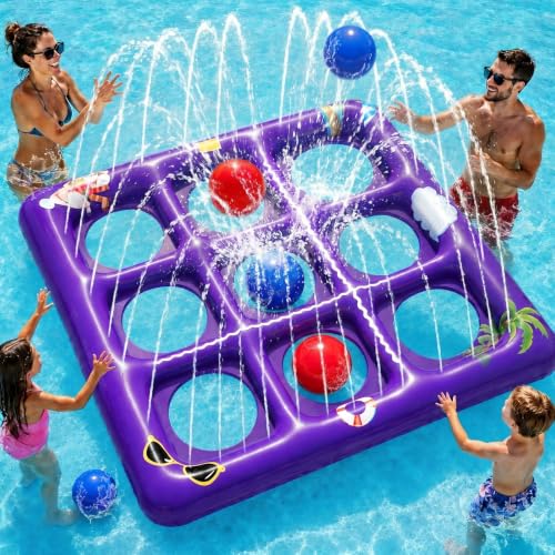 EPN Pool Toys Inflatable Tic-Tac-Toe Floating Game 56” x 54” Deal