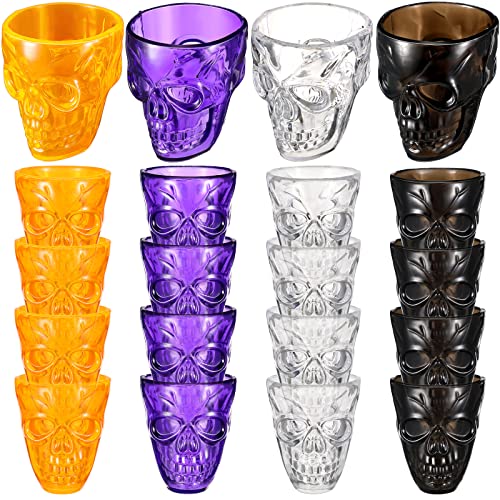 Skull Plastic Shot Glasses 20-Piece Set Deal