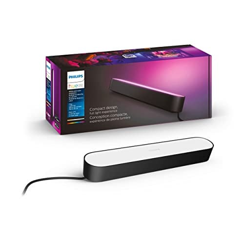 Philips Hue Smart Play Light Bar Base Kit, Black - White & Color Ambiance LED Color-Changing Light Deal