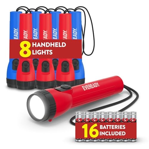 8-Pack EVEREADY LED Flashlights
