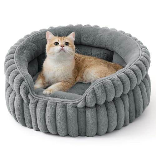 Bedsure ComfyFleece Washable Cute Cat Bed Deal