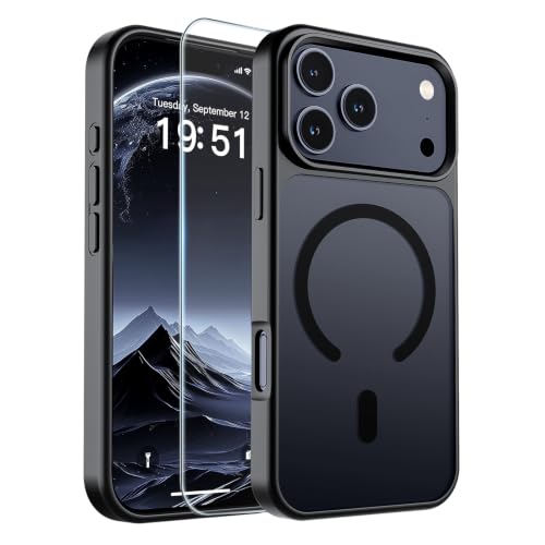 SUPFINE Magnetic Case for iPhone 18 Pro/17 Pro Black