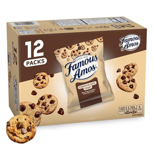 Famous Amos Classic Chocolate Chip Cookies 12-pk 1-oz