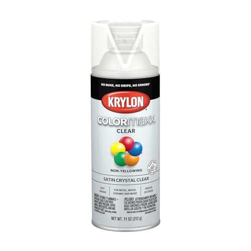 Krylon COLORmaxx Acrylic Clear Finish 11-Oz (Satin Crystal Clear) Deal