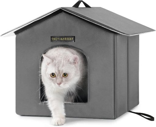 Rest-Eazzzy Weatherproof Insulated Outdoor Cat House Deal