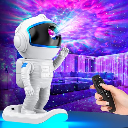 Stbands Astronaut Galaxy Star Projector Night Light w/ Remote & 17 Modes