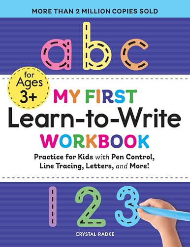 My First Learn to Write Workbook (Ages 3-5) 2-Pack