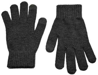 George Men's Knit Touch Glove, Charcoal Grey Heather