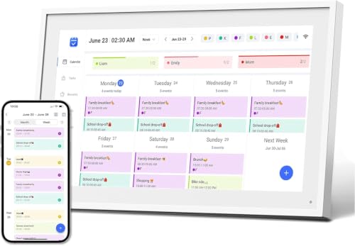 HD 10.1" Digital Calendar, Meal Planner, Duty Chart, to Do List
