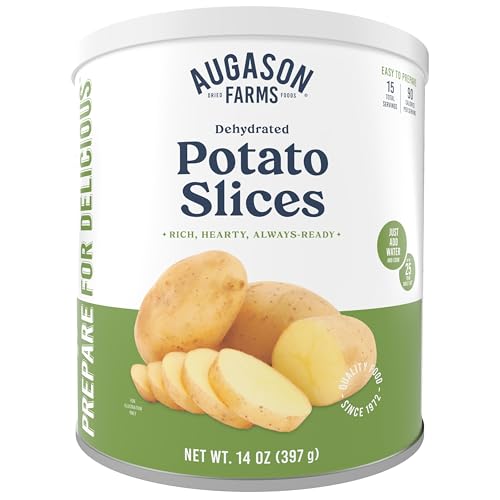 Augason Farms Dehydrated Potato Slices Can 14-Oz