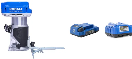 Kobalt 24V Brushless Router Starter Kit Deal