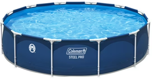 Coleman Steel Pro 12 ft. x 33 in. Round Metal Frame Above Ground Pool Set Deal
