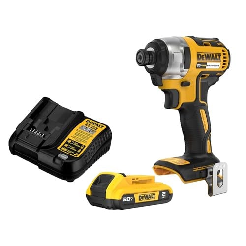 DeWALT 20V MAX 1/4" Impact Driver w/ 2.0 Ah Battery & Charger