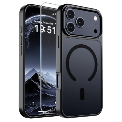 SUPFINE Magnetic Case for iPhone 18 Pro Max / iPhone 17 Pro Max Black