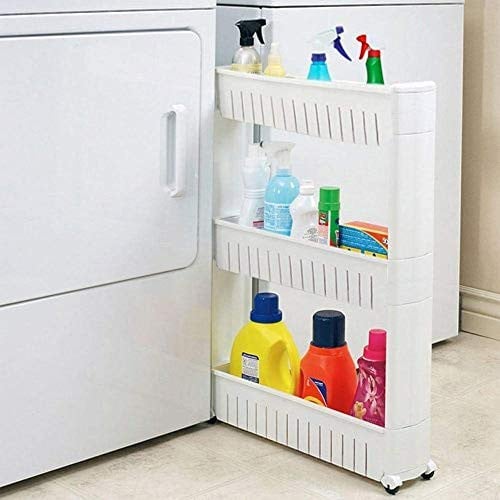 Modern Home Narrow Sliding Storage Organizer Rack Deal