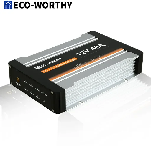 ECO-WORTHY 12V 40A DC to DC Solar Panel MPPT Battery Charger