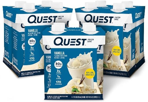 Quest Nutrition Ready To Drink Protein Shake Vanilla 12-Pack 11-Oz
