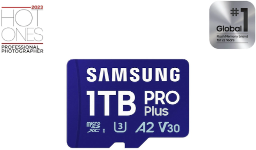 Samsung Pro Plus 1TB microSDXC Card with Adapter