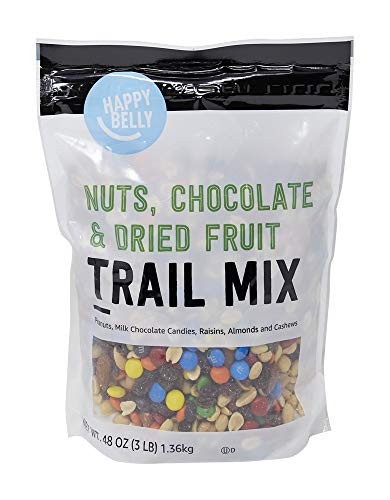 Amazon Brand - Happy Belly Nuts, Chocolate & Dried Fruit, Trail Mix, 3 pound (Pack of 1) Deal