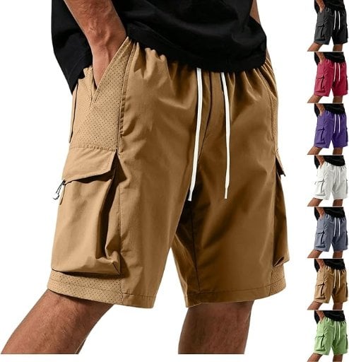 Hiking Travel Workout Cargo Shorts Deal