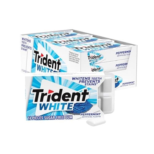 Trident White Peppermint Sugar-Free Chewing Gum 9-Pack (144 Total Pieces) Deal