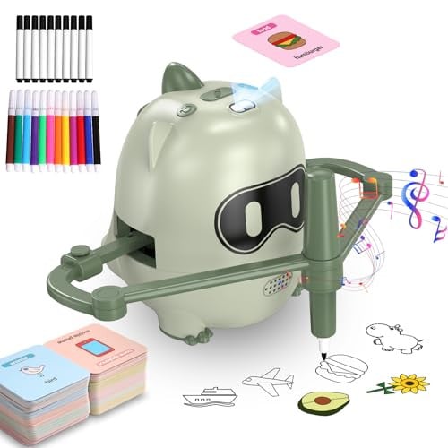 Drawing Robot for Kids with 200 Cards