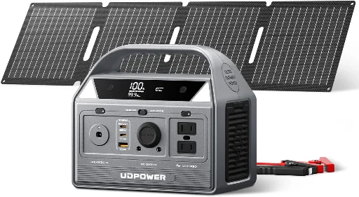 UDPOWER C400 Solar Generator + 40W Solar Panel Deal