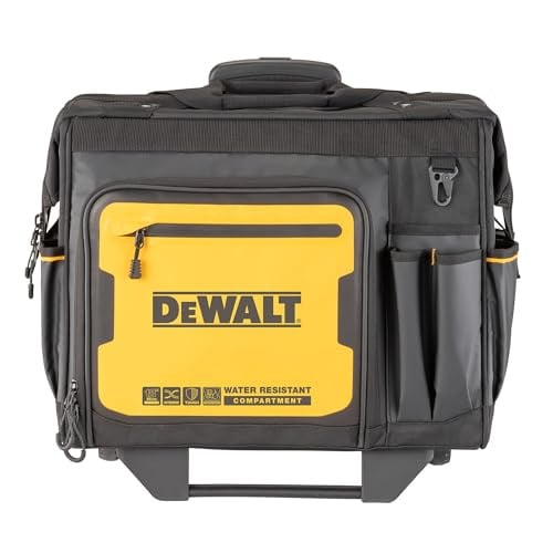 DEWALT 18 Inch Rolling Tool Storage Bag with 27 Pockets