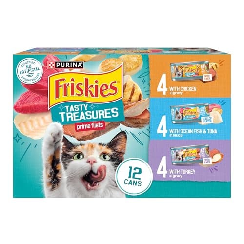 Purina Friskies Gravy Wet Cat Food Tasty Treasures 2 X 12-Pack 5.5-Oz Deal