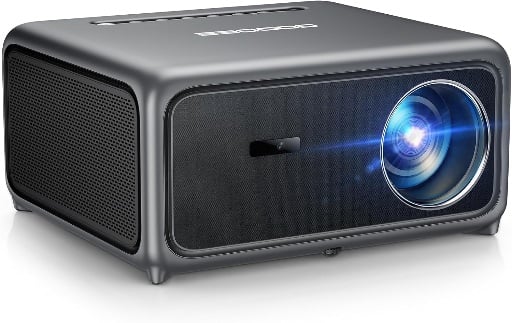 GooDee 4K Smart Projector with WiFi 6 & Bluetooth - 1800 ANSI UHD Movie Projector