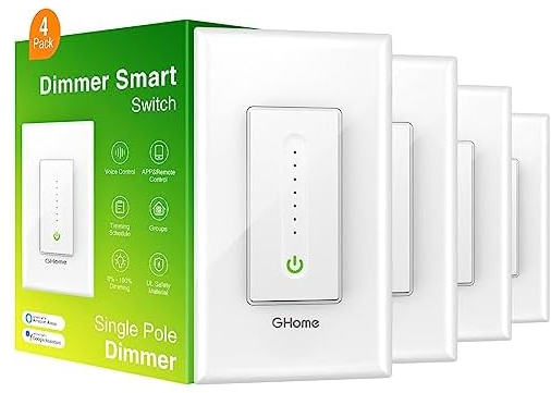 GHome Smart Dimmer Switch 4-Pack