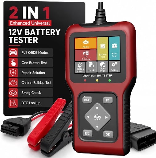 UJS TesGo 2 in 1 OBD2 Scanner and Battery Tester Deal