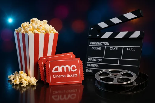 AMC Family Pack 4 Tickets + 1 Popcorn Deal
