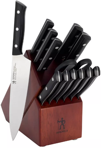 Henckels J.A. Dynamic Stainless Steel Knife Block Set 14-Piece