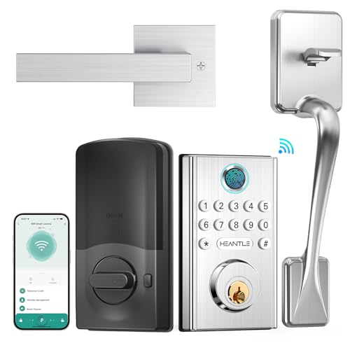 HEANTLE Keyless Entry Fingerprint Deadbolt Smart Door Lock Deal