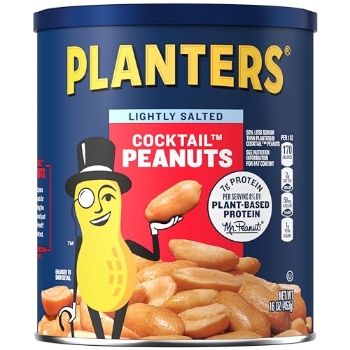PLANTERS Lightly Salted Cocktail Peanuts 16 Oz (1 Ct) Deal
