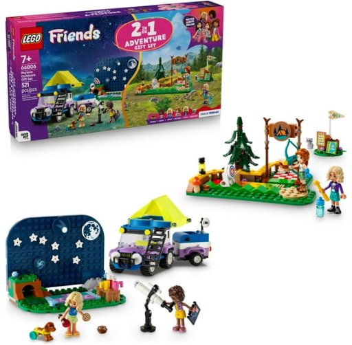 LEGO Friends 2-in-1 Explore Outdoors Set, 521 Pcs.