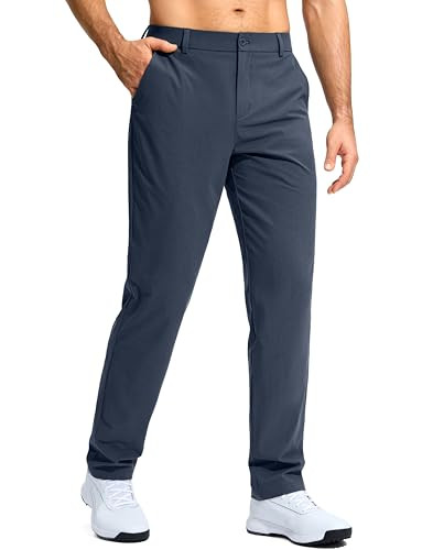 G Gradual Men's Stretch Lightweight Golf Pants with 2-Pockets & 2 Rear Snap Pockets