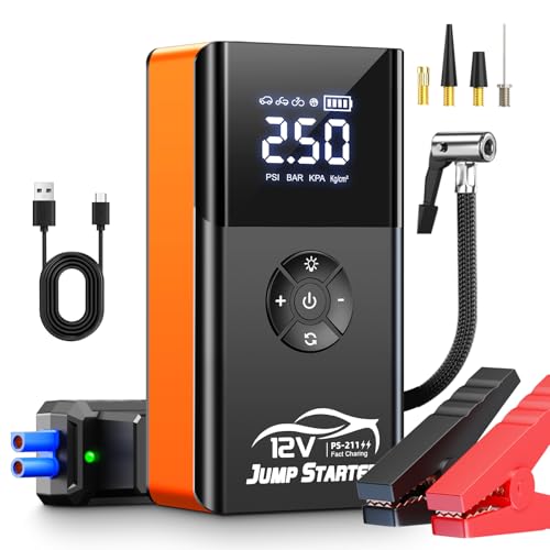 Jump Starter with Air Compressor 8000A 180PSI