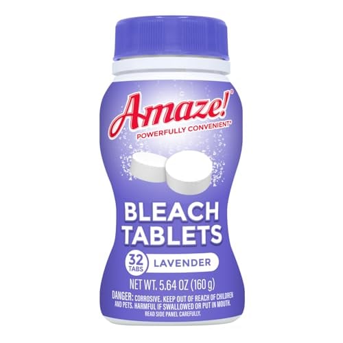 AMAZE Ultra Concentrated Bleach Tablets Lavender Scent 32 Count Deal