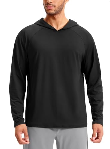 Soothfeel Mens Hoodies Pullover Workout Gym Athletic Lightweight Hoodie