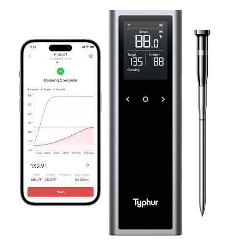 Typhur Sync One Smart Wireless Meat Thermometer (Gen 1, 1 Probe)