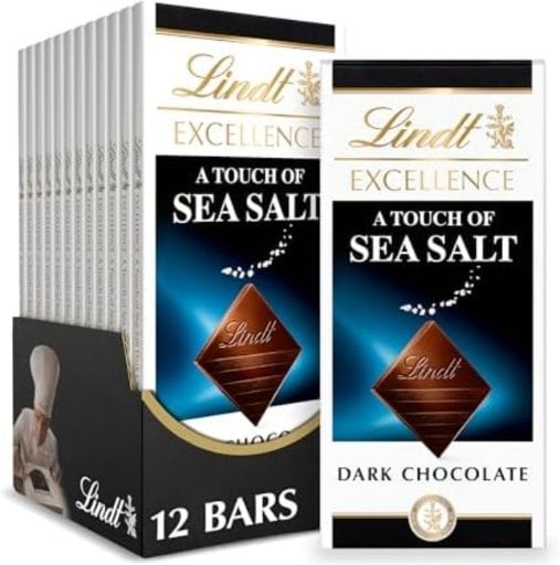 12-Pack 2.8-Oz Lindt EXCELLENCE Sea Salt Dark Chocolate Bar