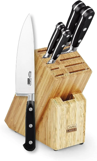 Cooks Standard 6 Pieces Knife Set with Block