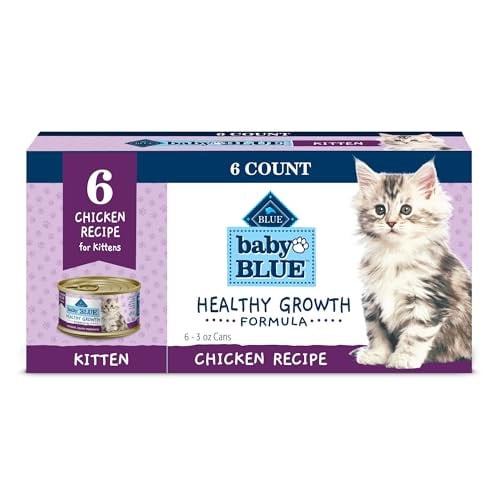 Blue Buffalo Baby Blue Natural Kitten Wet Cat Food, 3-oz. Cans (6 Count) Deal