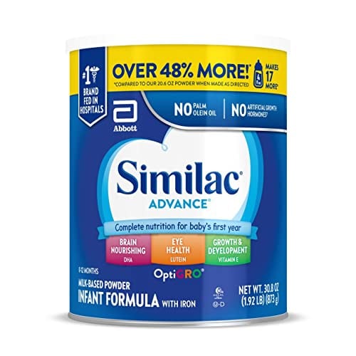 Similac Advance Infant Formula With Iron 30.8-oz Value Can Deal