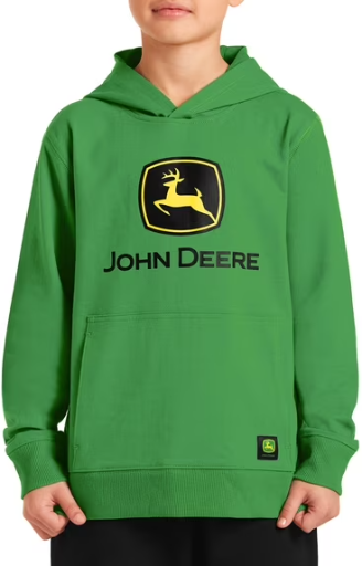 John Deere Boy’s Long Sleeve Graphic Pullover Hoodie Deal