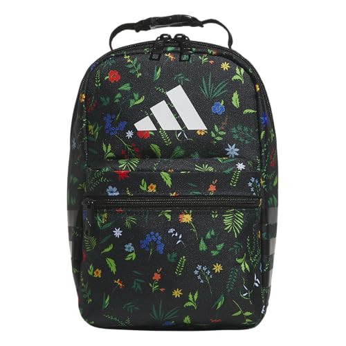 adidas Santiago Lunch Bag Cooler Meadow Floral Black/Black/White/3.0